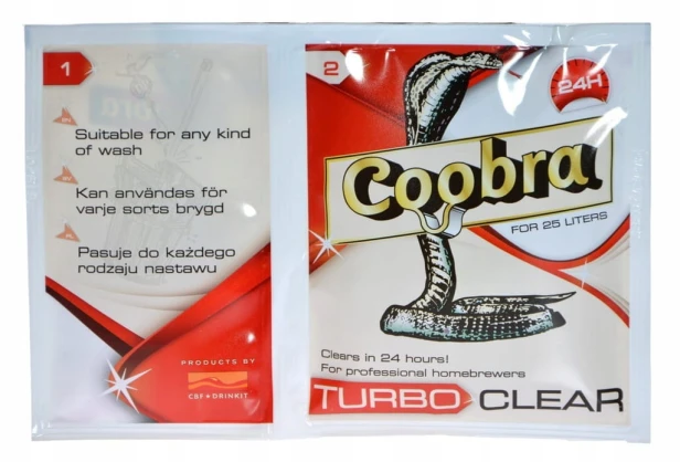 Coobra Turbo Clear 25l 24h Klar środek klarujący