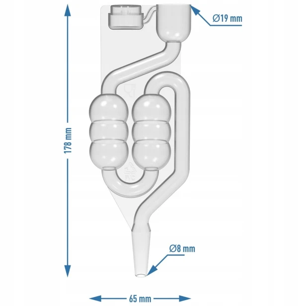 Rurka fermentacyjna 6-komorowa v2 Browin