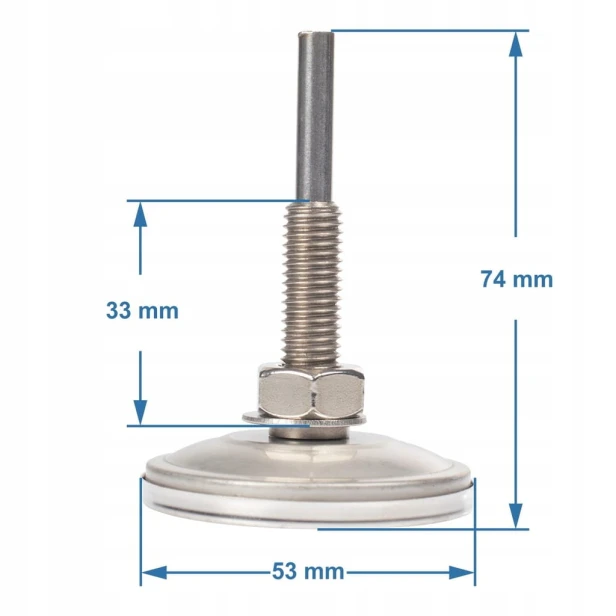 Termometr do wędzarni i BBQ (0°C do +250°C) 6,0cm Browin
