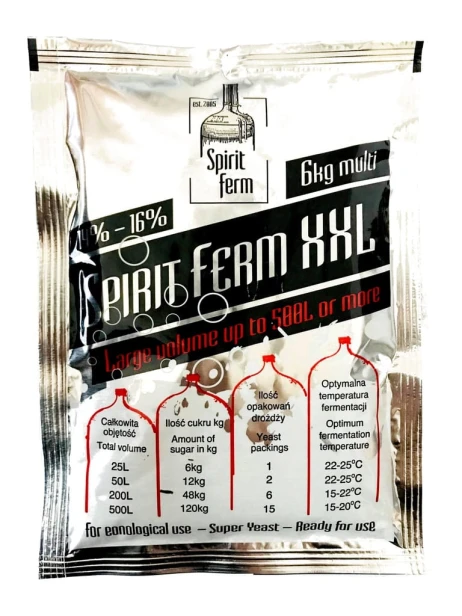 Spirit Ferm XXL 25-500L drożdże gorzelnicze