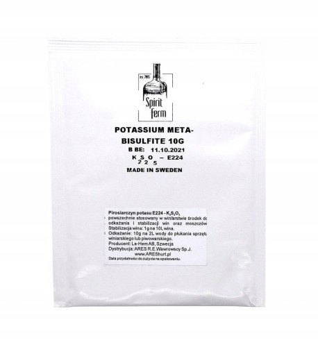 SpiritFerm Pirosiarczyn potasu 10 g