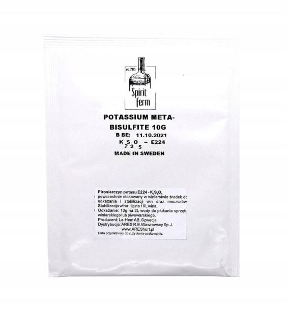 SpiritFerm Pirosiarczyn potasu 10 g