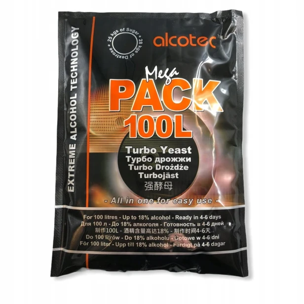 ALCOTEC MegaPack 1,8 kg x 2 na 1000L drożdże gorzelnicze