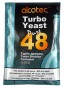 ALCOTEC 48 TURBO PURE 135 G DROŻDŻE GORZELNICZE SZYBKA FERMENTACJA DO 21 %