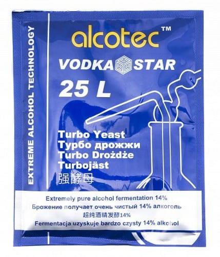 ALCOTEC VODKA STAR drożdże gorzelnicze 25L