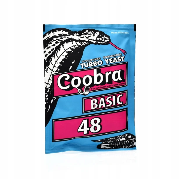 DROŻDŻE GORZELNICZE COOBRA BASIC 48 – 120 g, DO 20% ALKOHOLU
