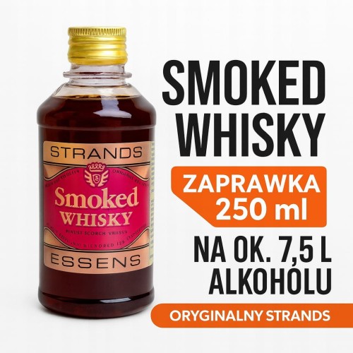 STRANDS Zaprawka Smoked Whisky 250 ml – esencja whisky na ok. 7,5L alkoholu