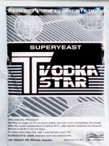 T VODKA STAR DROŻDŻE GORZELNICZE GORZELNIANE