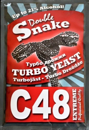 Double Snake C48 Turbo Drożdże Gorzelnicze 21%
