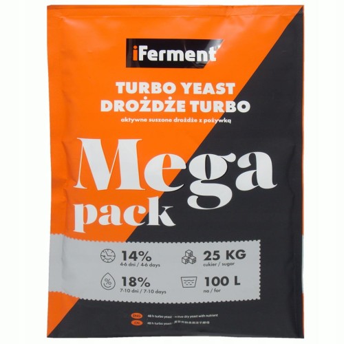 IFERMENT MEGA PACK na 100L Drożdże gorzelnicze Mocne Czyste