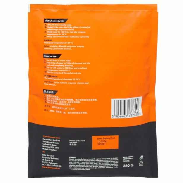 IFERMENT MEGA PACK na 100L Drożdże gorzelnicze Mocne Czyste