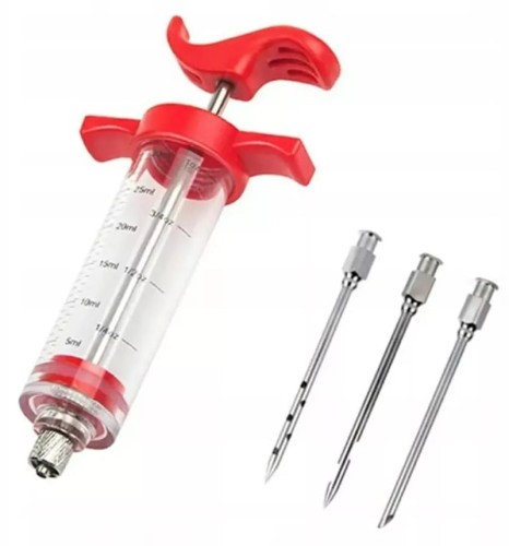 Nastrzykiwarka strzykawka z igłą do marynowania mięsa 30 ml
