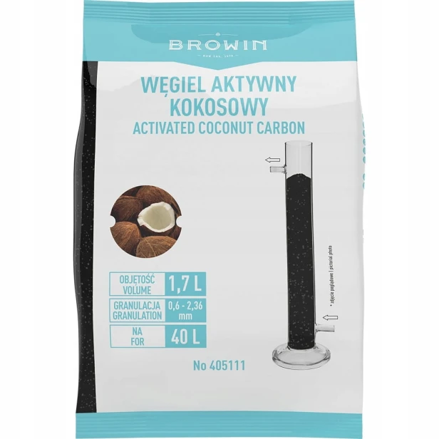 Węgiel aktywny kokosowy 860g